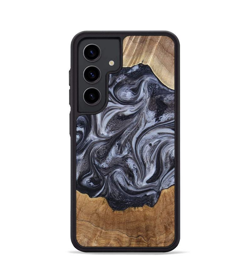 Galaxy S24 Wood Phone Case - Clifton (Black & White, 784447)