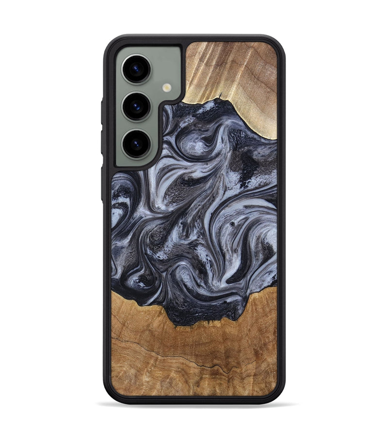 Galaxy S24 Plus Wood Phone Case - Clifton (Black & White, 784447)