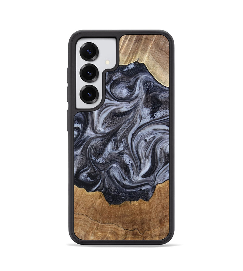 Galaxy S25 Wood Phone Case - Clifton (Black & White, 784447)