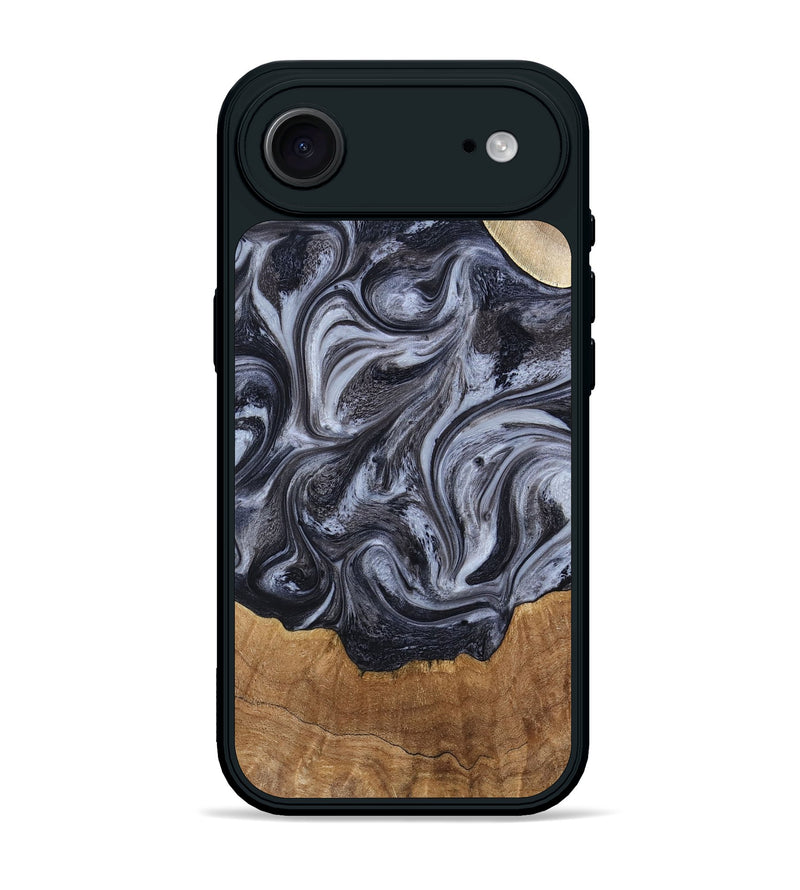 iPhone 17 Air Wood Phone Case - Clifton (Black & White, 784447)