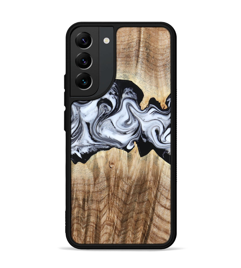 Galaxy S22 Plus Wood Phone Case - Lorenzo (Black & White, 784455)
