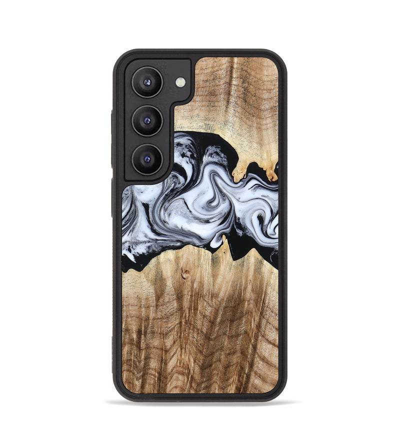 Galaxy S23 Wood Phone Case - Lorenzo (Black & White, 784455)