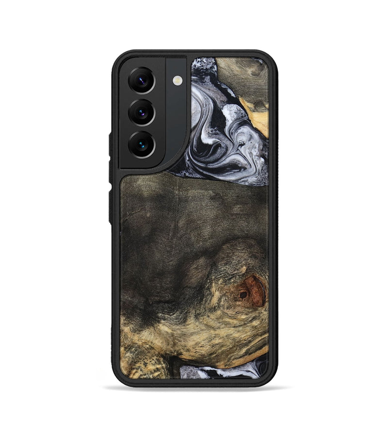 Galaxy S22 Wood Phone Case - Lew (Black & White, 784458)