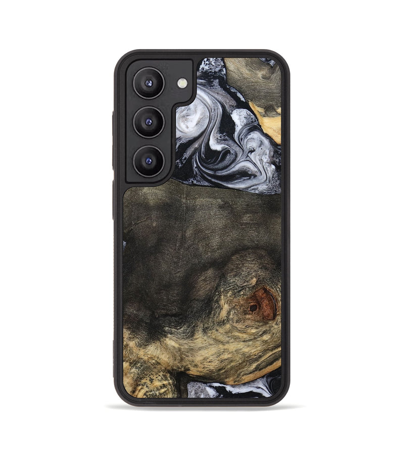 Galaxy S23 Wood Phone Case - Lew (Black & White, 784458)