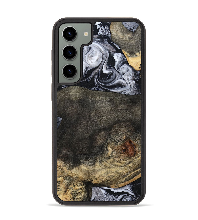 Galaxy S23 Plus Wood Phone Case - Lew (Black & White, 784458)