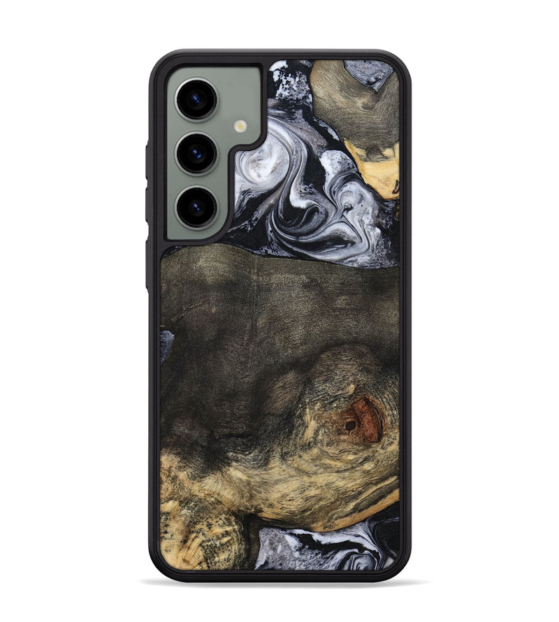 Galaxy S24 Plus Wood Phone Case - Lew (Black & White, 784458)