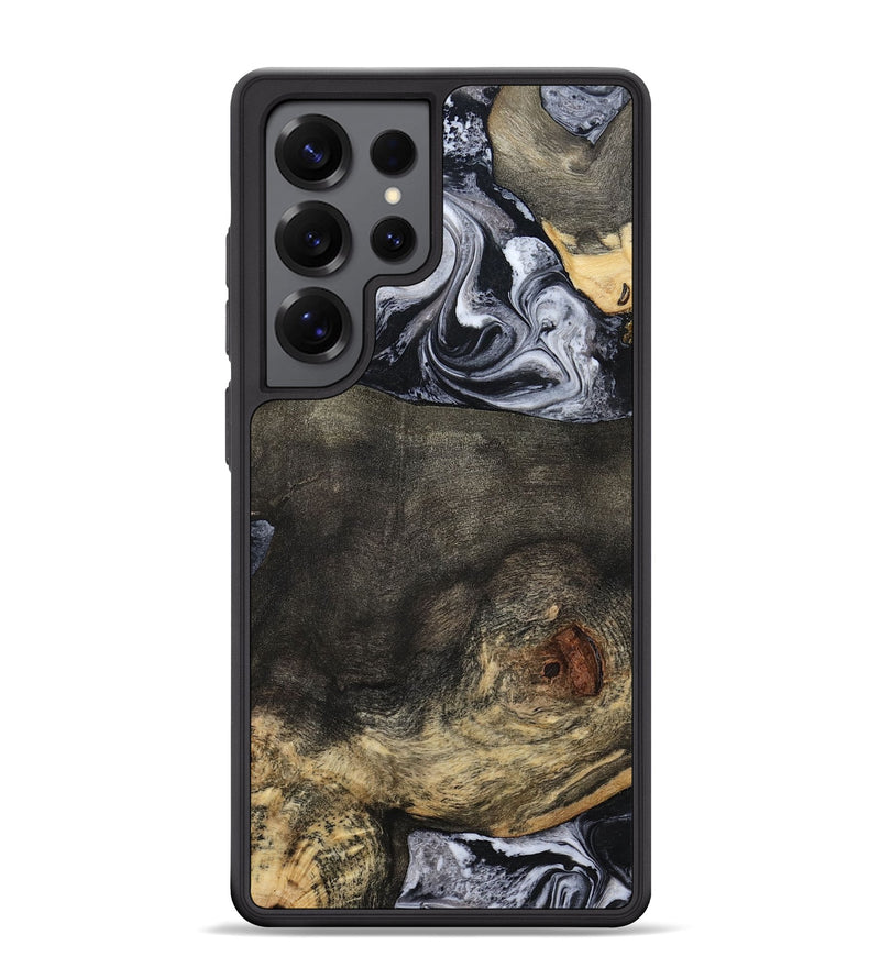 Galaxy S25 Ultra Wood Phone Case - Lew (Black & White, 784458)