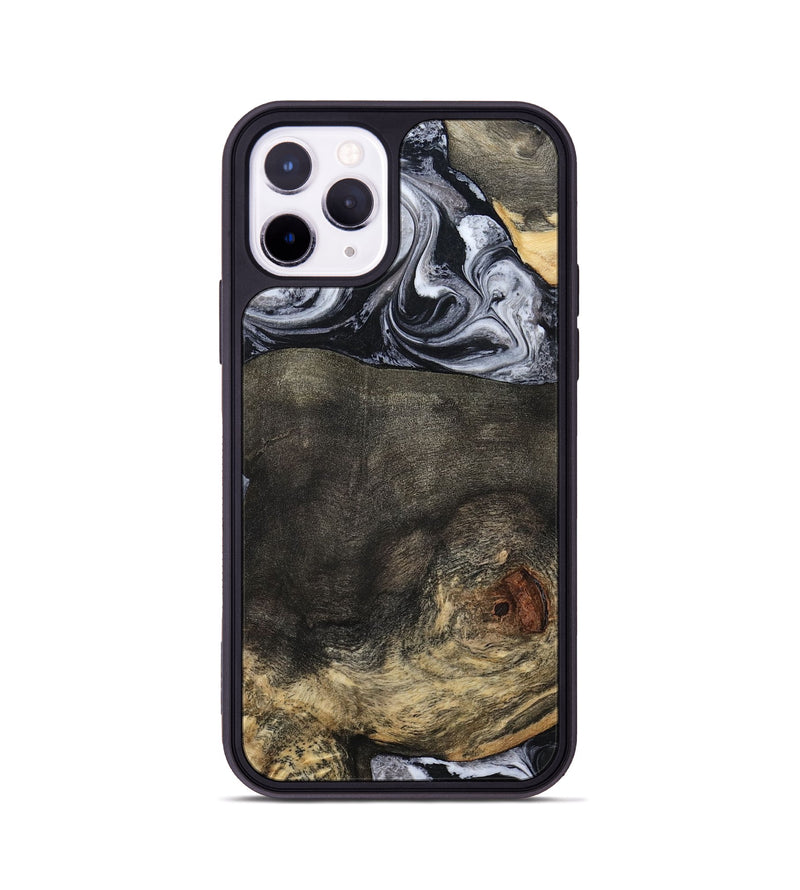 iPhone 11 Pro Wood Phone Case - Lew (Black & White, 784458)