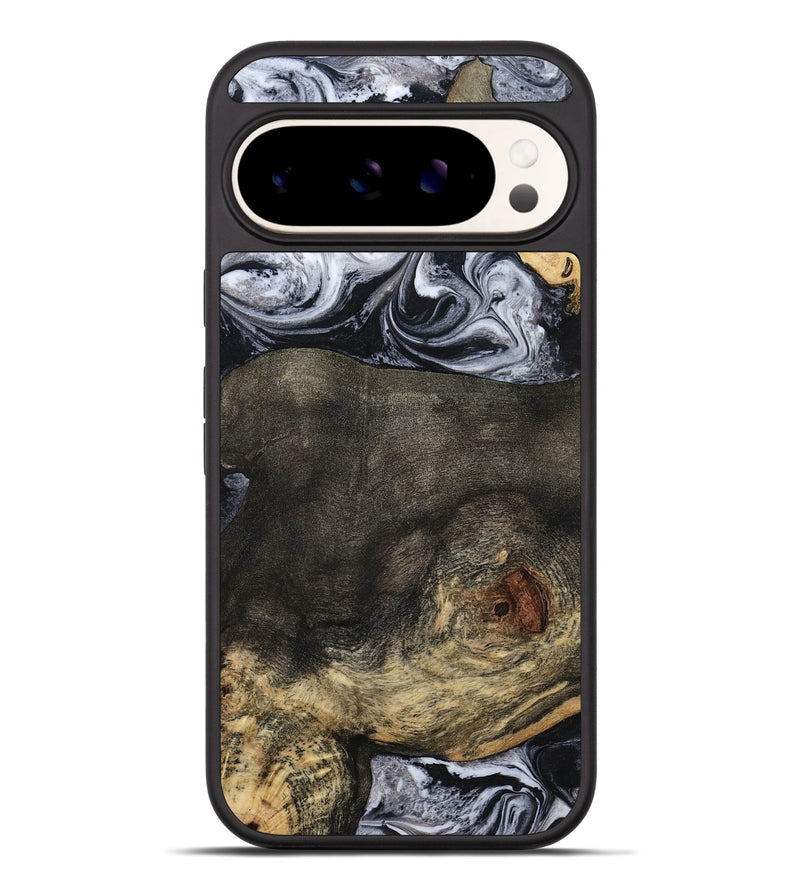 Pixel 9 Pro XL Wood Phone Case - Lew (Black & White, 784458)