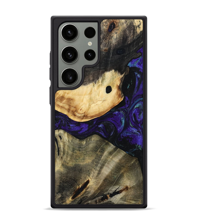 Galaxy S24 Ultra Wood Phone Case - Tessie (Purple, 784543)