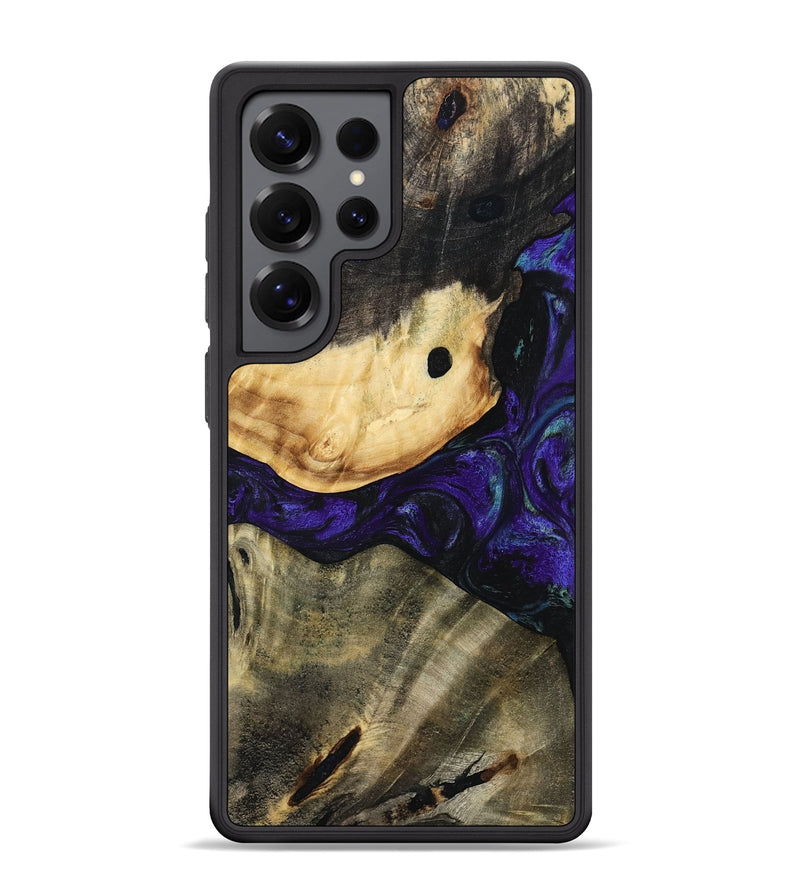 Galaxy S25 Ultra Wood Phone Case - Tessie (Purple, 784543)