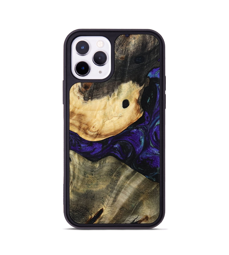iPhone 11 Pro Wood Phone Case - Tessie (Purple, 784543)
