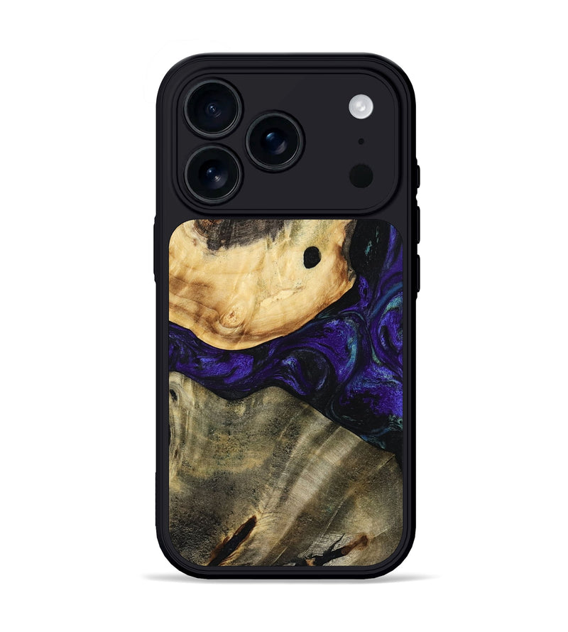 iPhone 17 Pro Wood Phone Case - Tessie (Purple, 784543)