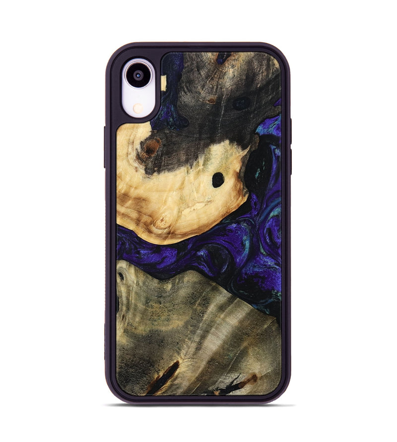 iPhone Xr Wood Phone Case - Tessie (Purple, 784543)