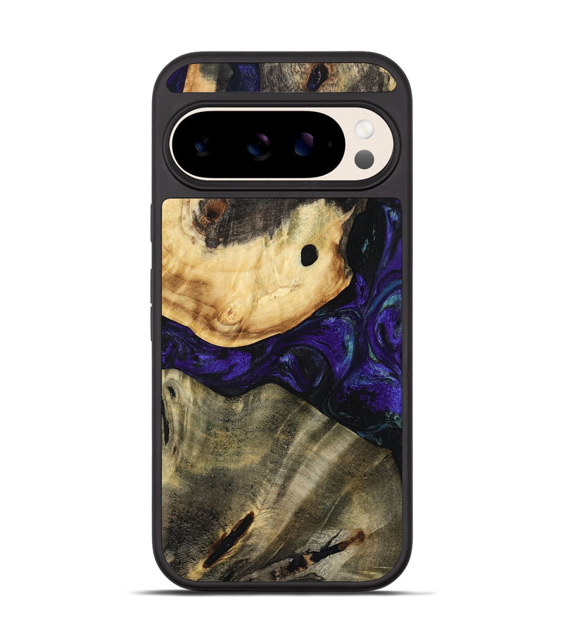Pixel 10 Wood Phone Case - Tessie (Purple, 784543)