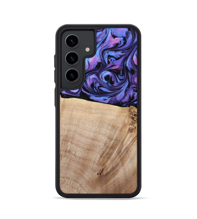 Galaxy S24 Wood Phone Case - Omar (Purple, 784544)