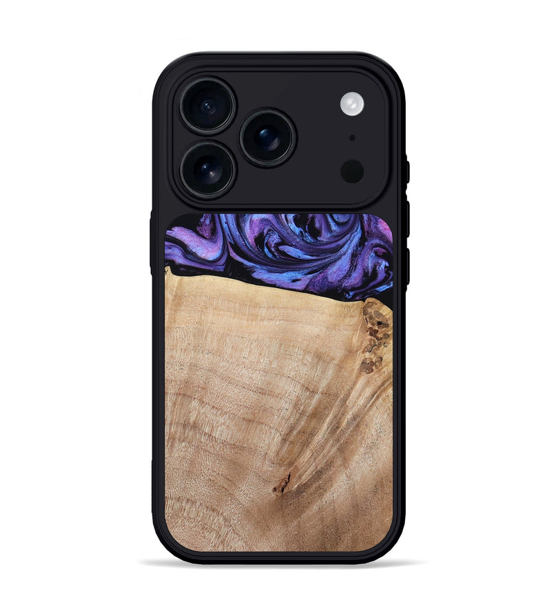 iPhone 17 Pro Wood Phone Case - Omar (Purple, 784544)