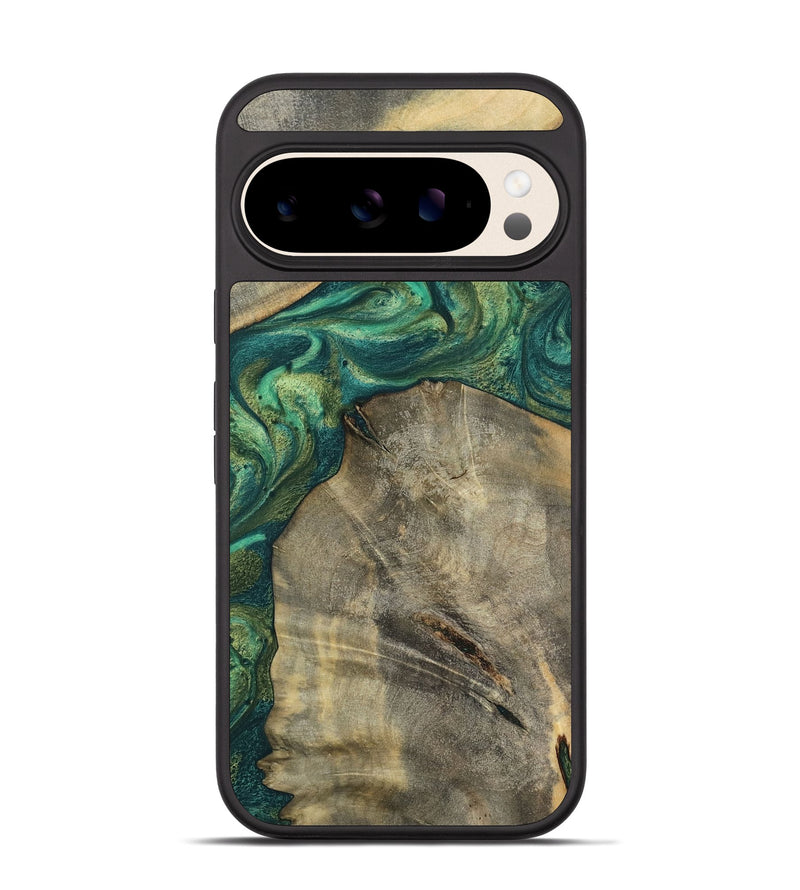 Pixel 10 Wood Phone Case - Hakeem (Green, 784583)