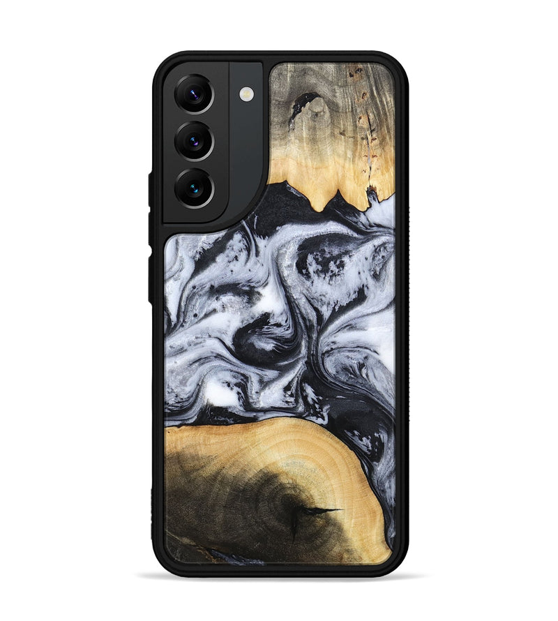 Galaxy S22 Plus Wood Phone Case - Aja (Black & White, 784591)