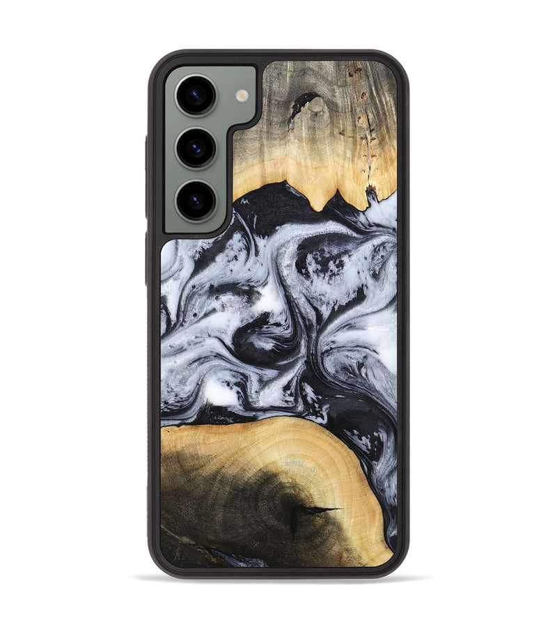 Galaxy S23 Plus Wood Phone Case - Aja (Black & White, 784591)