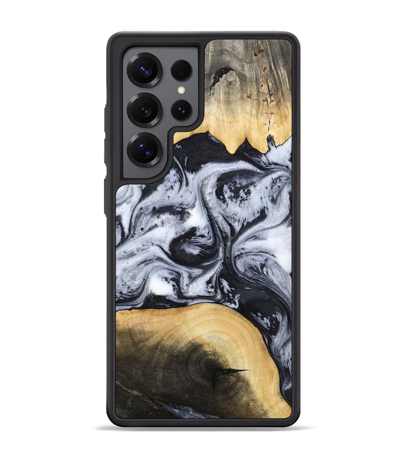 Galaxy S25 Ultra Wood Phone Case - Aja (Black & White, 784591)