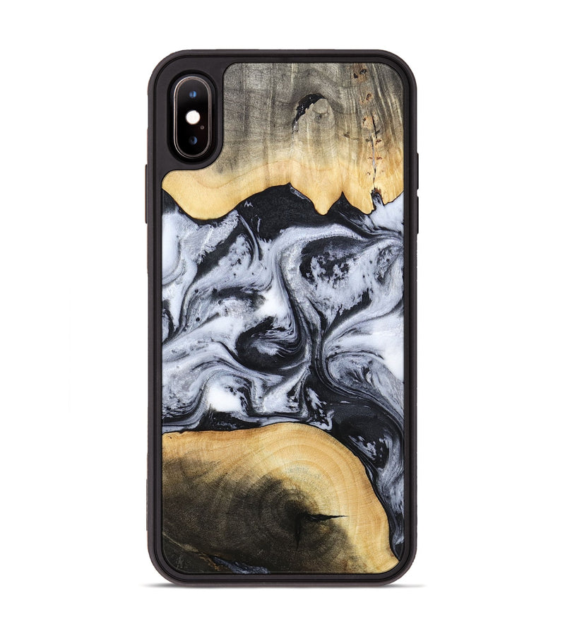 iPhone Xs Max Wood Phone Case - Aja (Black & White, 784591)