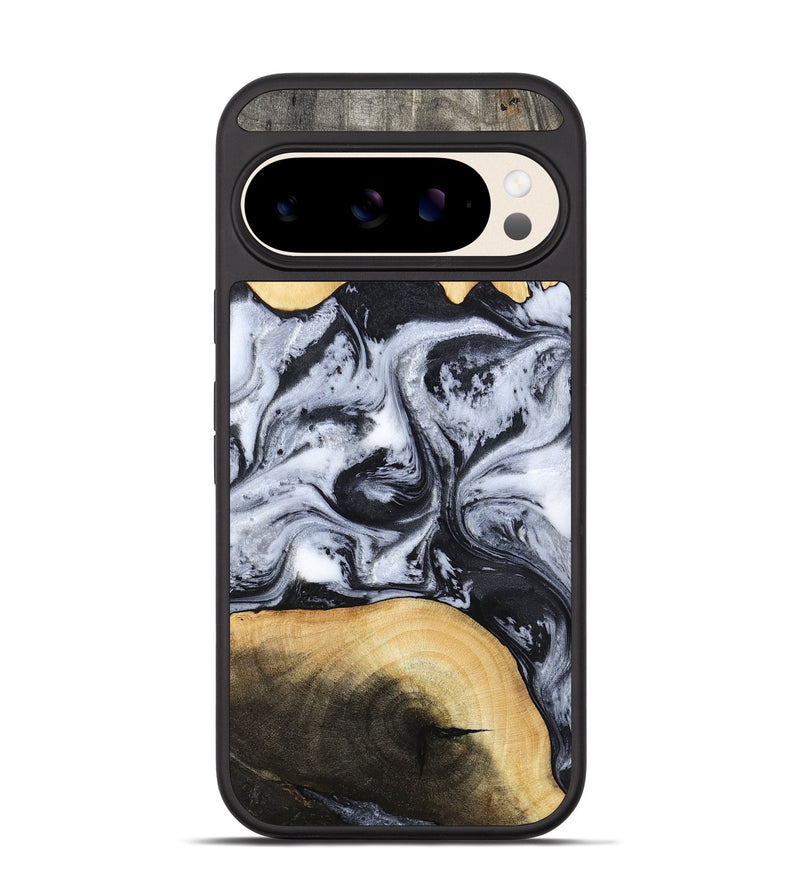 Pixel 10 Wood Phone Case - Aja (Black & White, 784591)