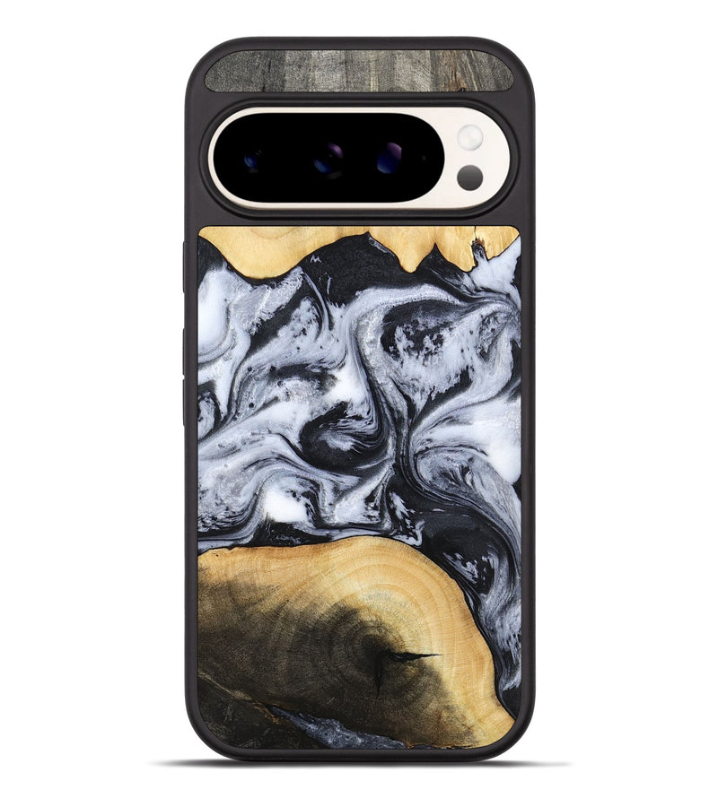Pixel 9 Pro XL Wood Phone Case - Aja (Black & White, 784591)