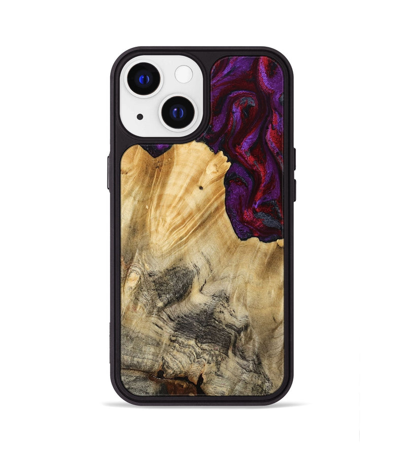 iPhone 13 Wood Phone Case - Vickie (Red, 784878)