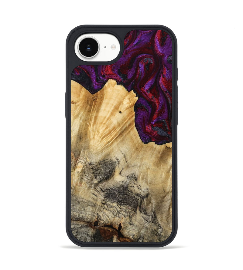 iPhone 16e Wood Phone Case - Vickie (Red, 784878)