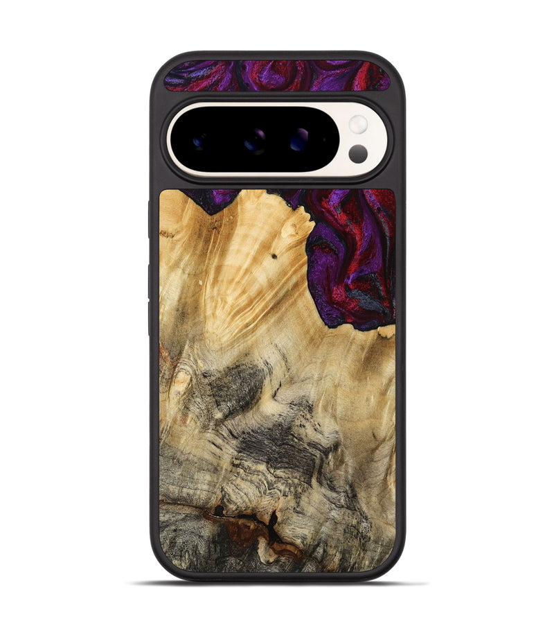 Pixel 9 Pro Wood Phone Case - Vickie (Red, 784878)
