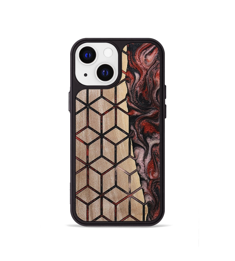 iPhone 13 mini Wood Phone Case - Cari (Pattern, 784881)