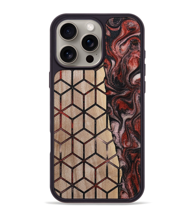 iPhone 16 Pro Max Wood Phone Case - Cari (Pattern, 784881)