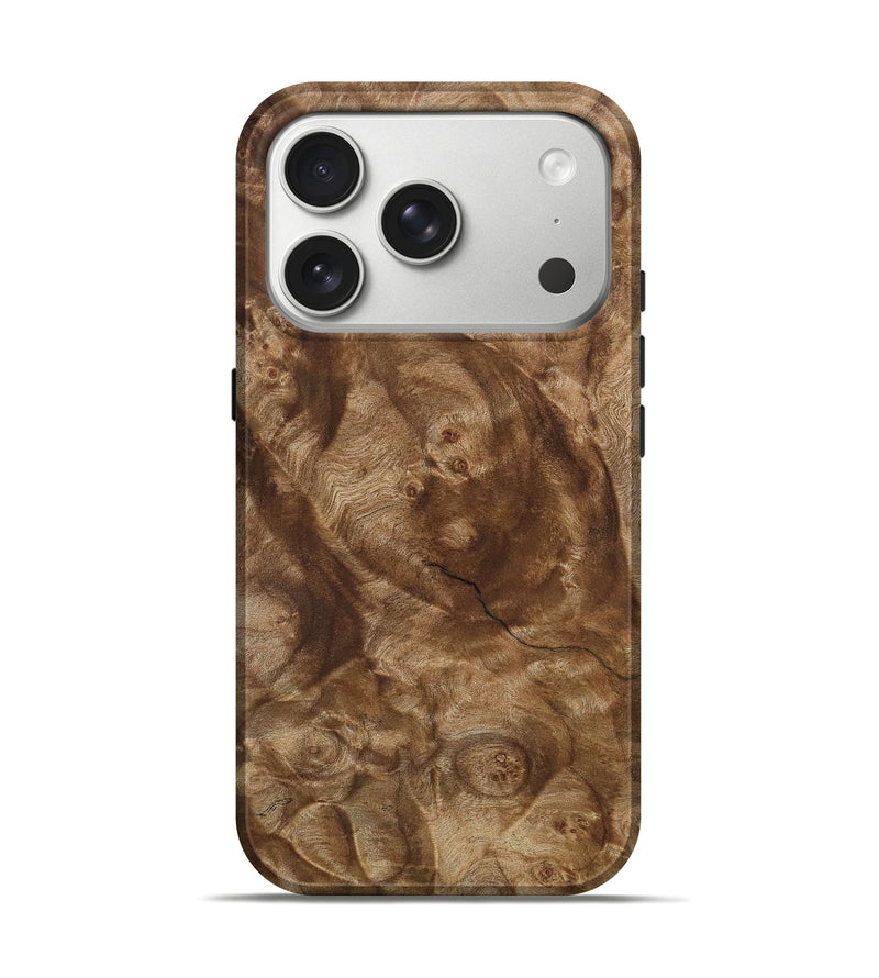 iPhone 17 Pro Wood Live Edge Phone Case - Icie (Wood Burl, 785085)