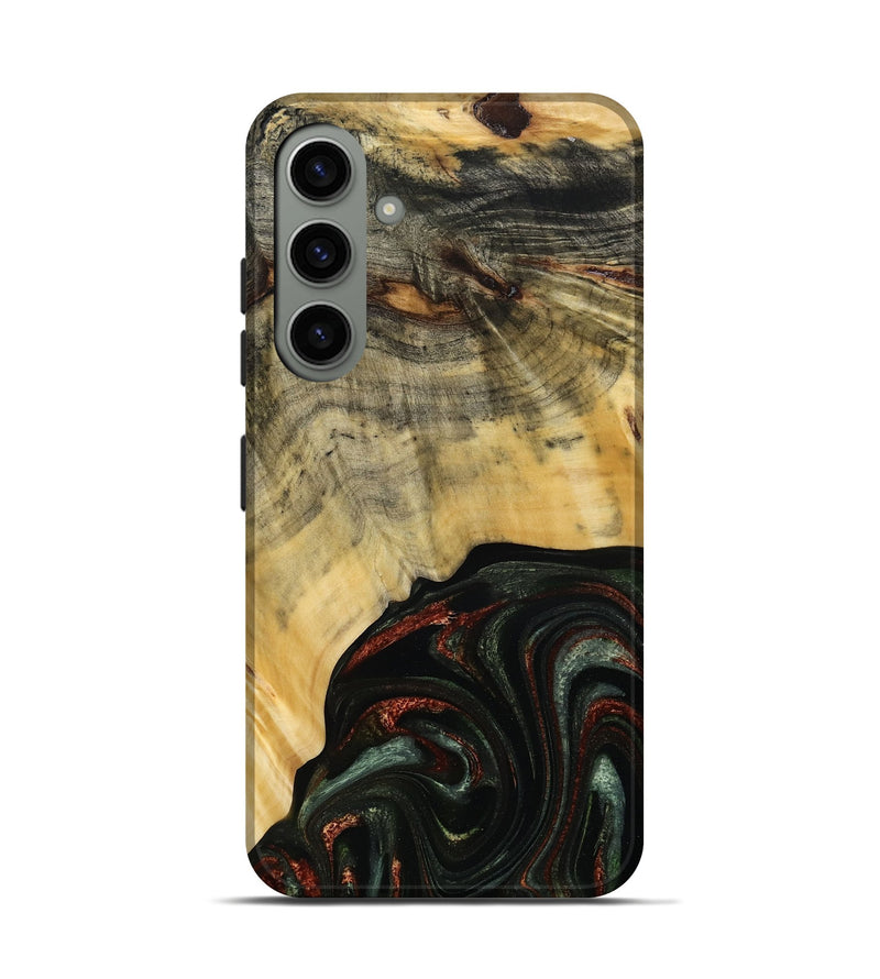 Galaxy S24 Wood Live Edge Phone Case - Nan (Green, 785102)