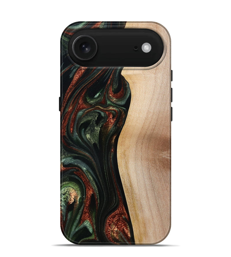 iPhone 17 Air Wood Live Edge Phone Case - Taliyah (Green, 785111)
