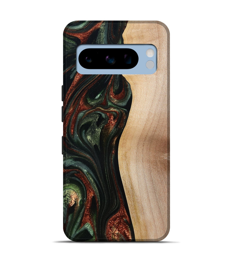 Pixel 8 Pro Wood Live Edge Phone Case - Taliyah (Green, 785111)