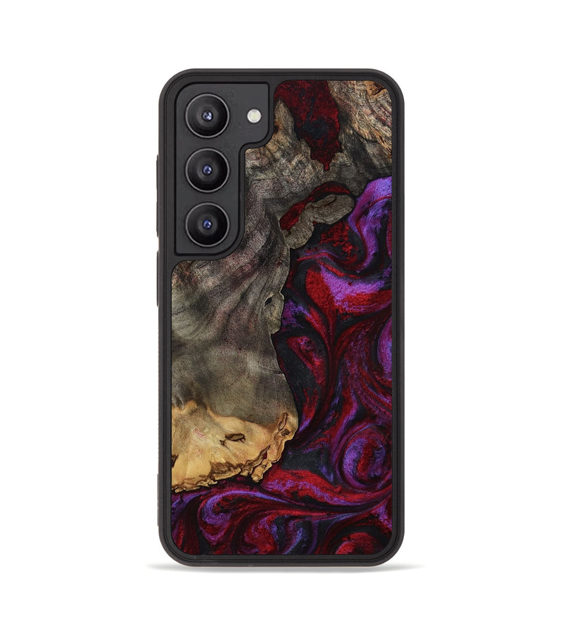 Galaxy S23 Wood Phone Case - Marcel (Red, 785148)