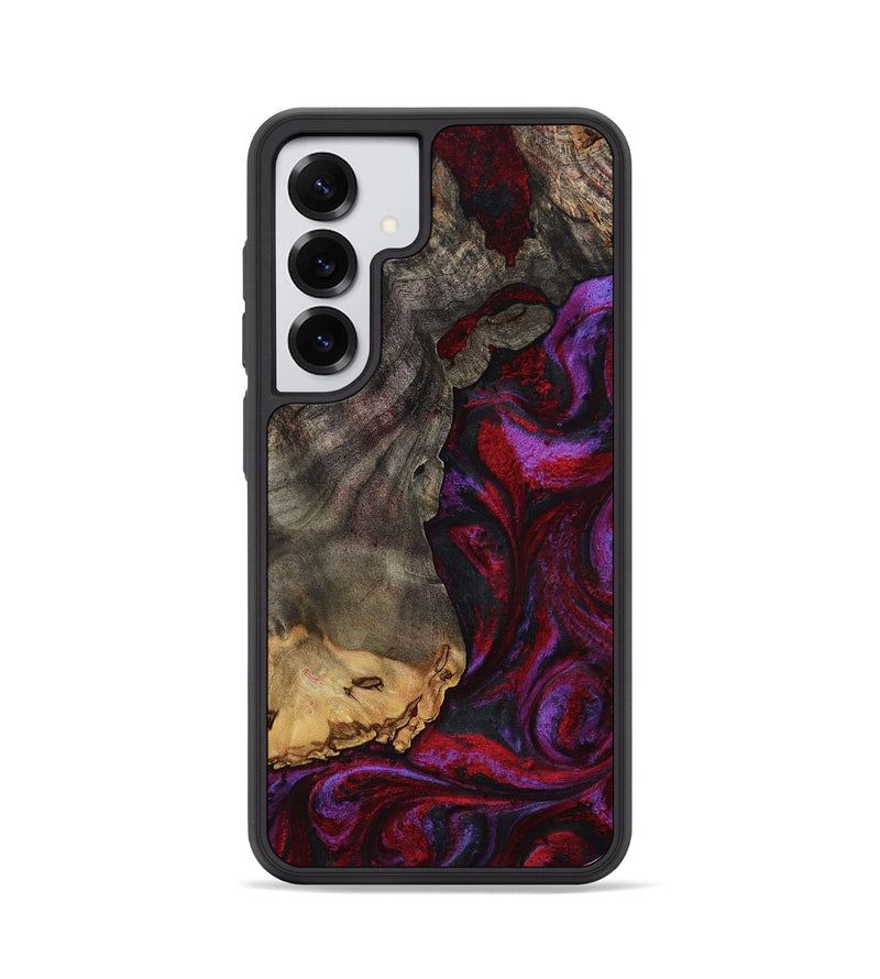 Galaxy S25 Wood Phone Case - Marcel (Red, 785148)