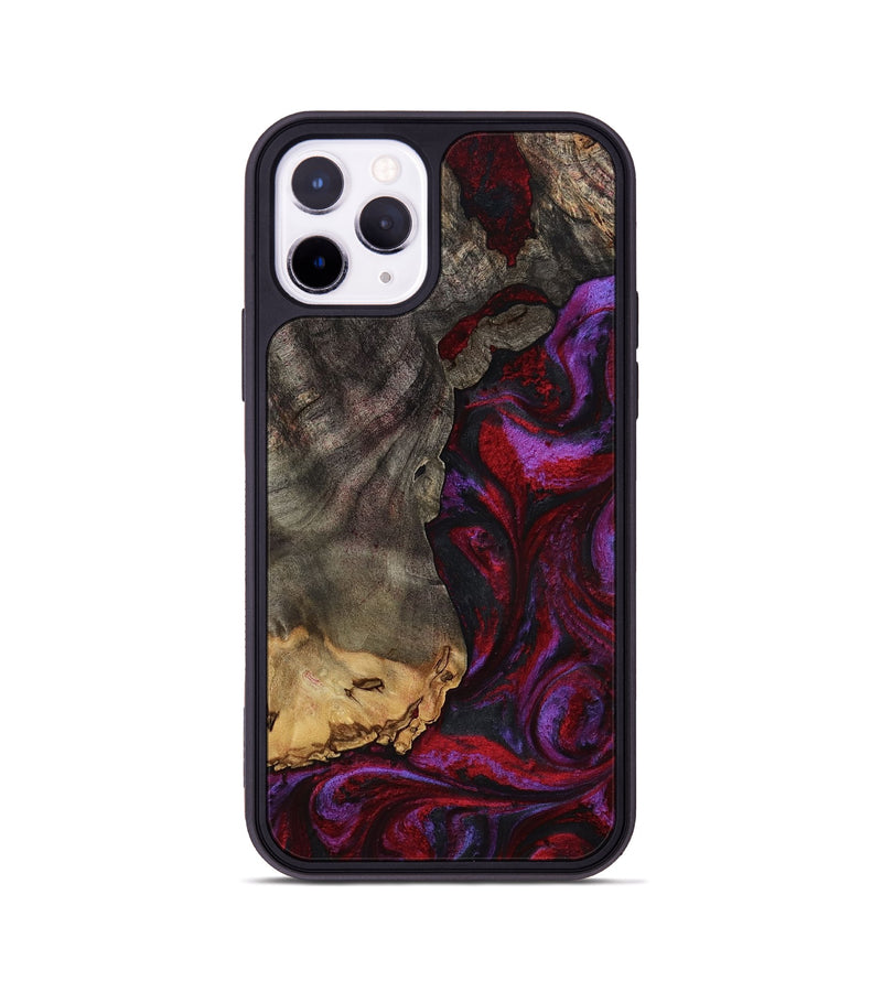 iPhone 11 Pro Wood Phone Case - Marcel (Red, 785148)