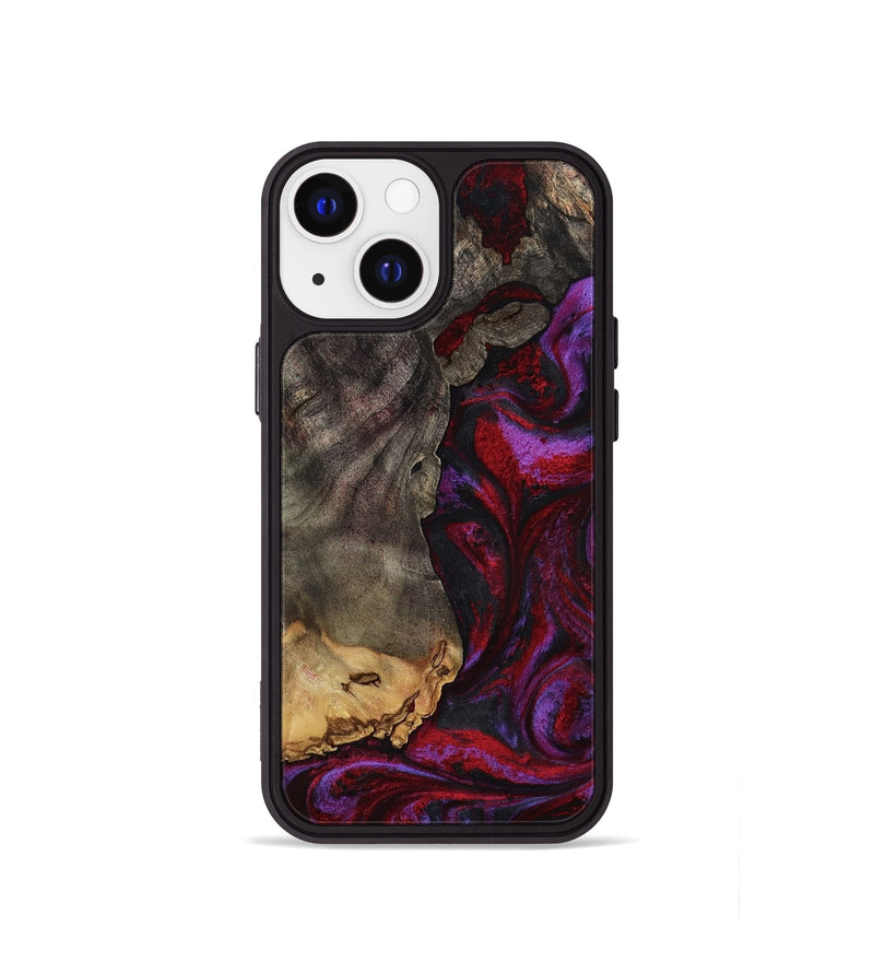 iPhone 13 mini Wood Phone Case - Marcel (Red, 785148)