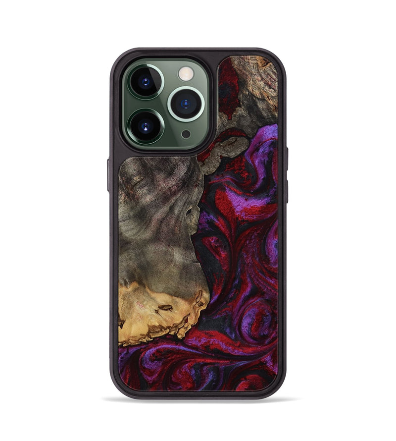 iPhone 13 Pro Wood Phone Case - Marcel (Red, 785148)