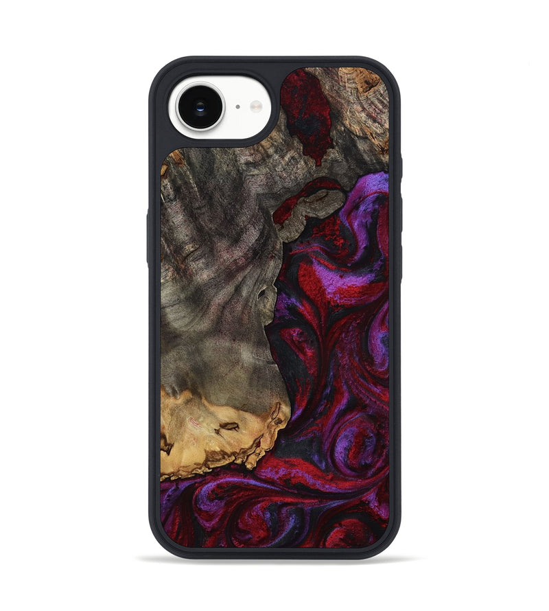 iPhone 16e Wood Phone Case - Marcel (Red, 785148)