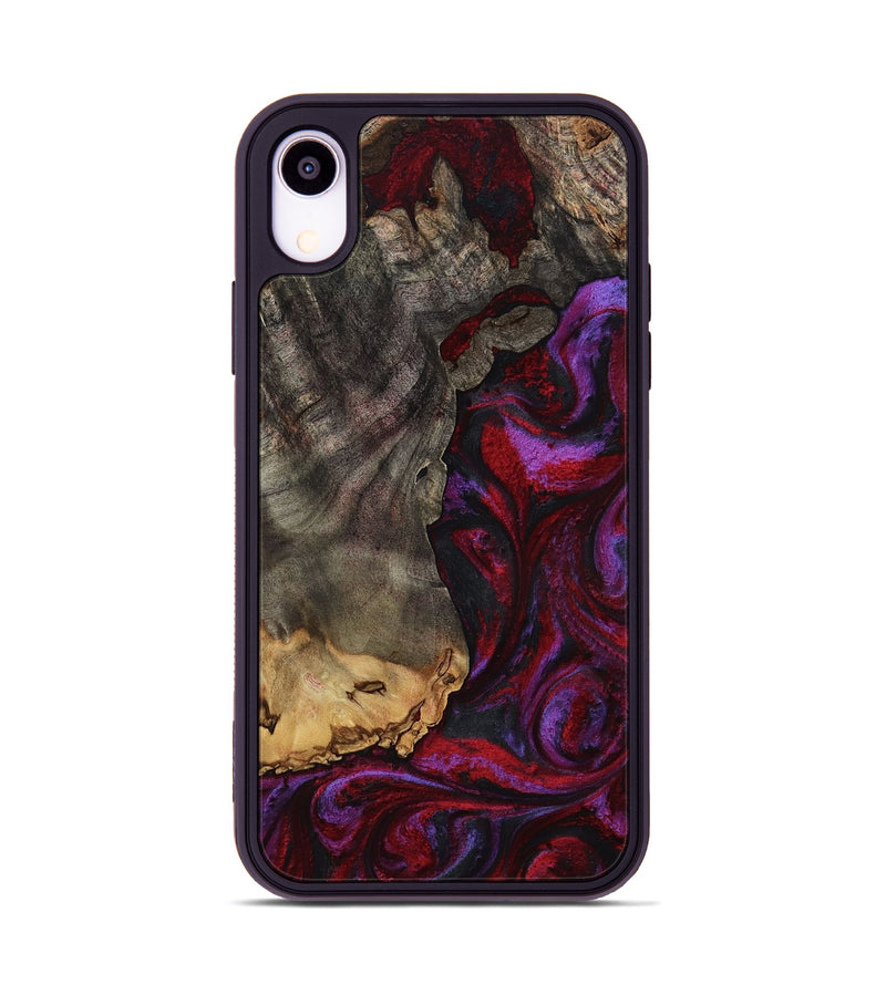 iPhone Xr Wood Phone Case - Marcel (Red, 785148)