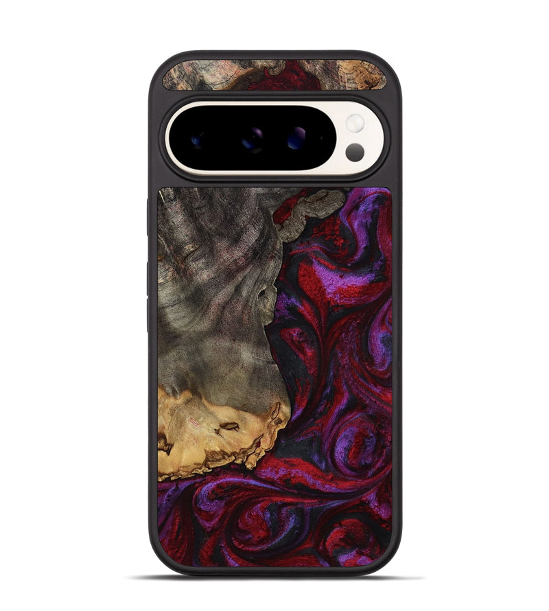 Pixel 9 Wood Phone Case - Marcel (Red, 785148)