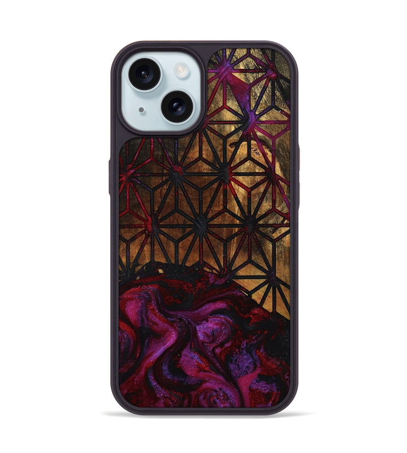 iPhone 15 Wood Phone Case - Danelle (Pattern, 785152)