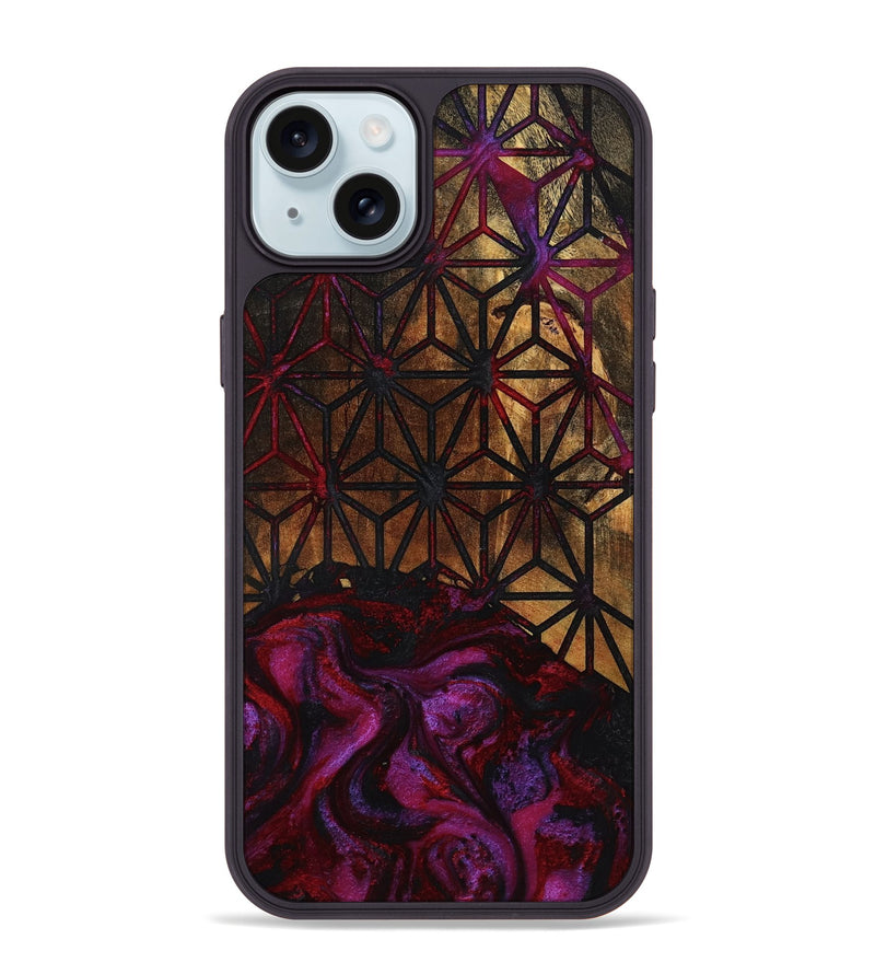 iPhone 15 Plus Wood Phone Case - Danelle (Pattern, 785152)