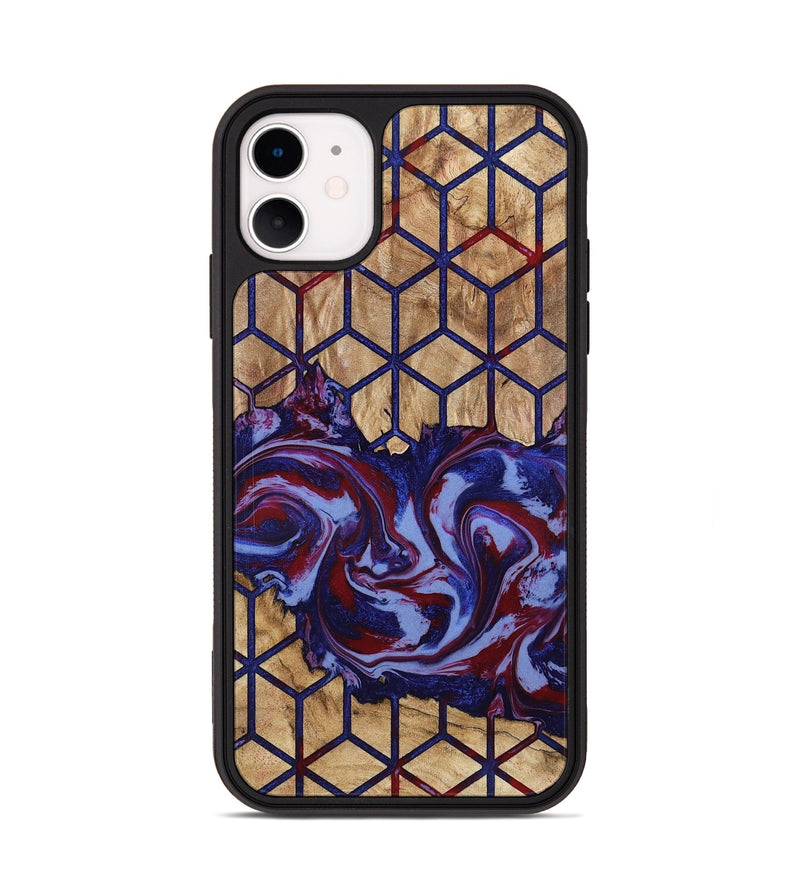 iPhone 11 Wood Phone Case - Robbin (Pattern, 785259)