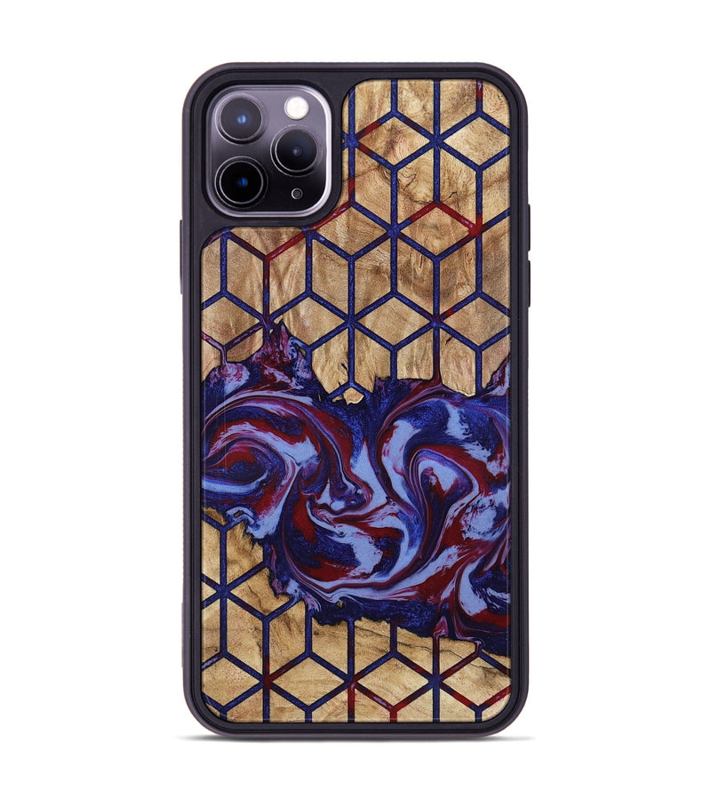 iPhone 11 Pro Max Wood Phone Case - Robbin (Pattern, 785259)