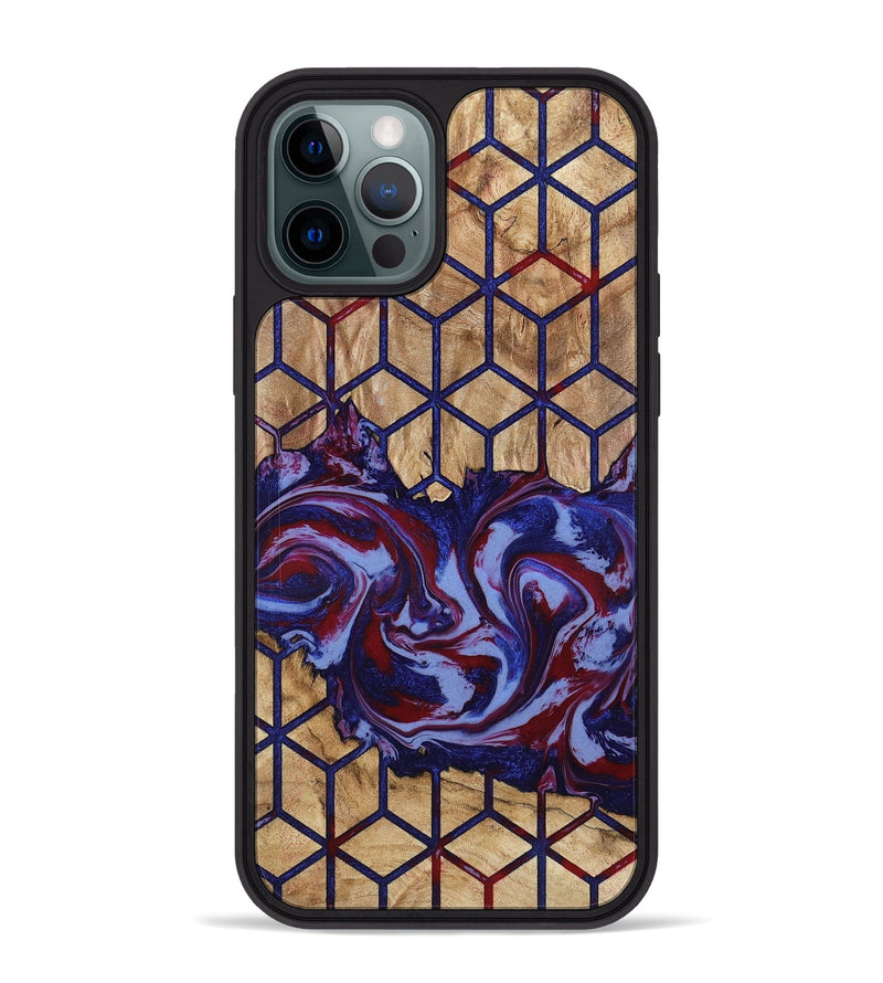 iPhone 12 Pro Max Wood Phone Case - Robbin (Pattern, 785259)